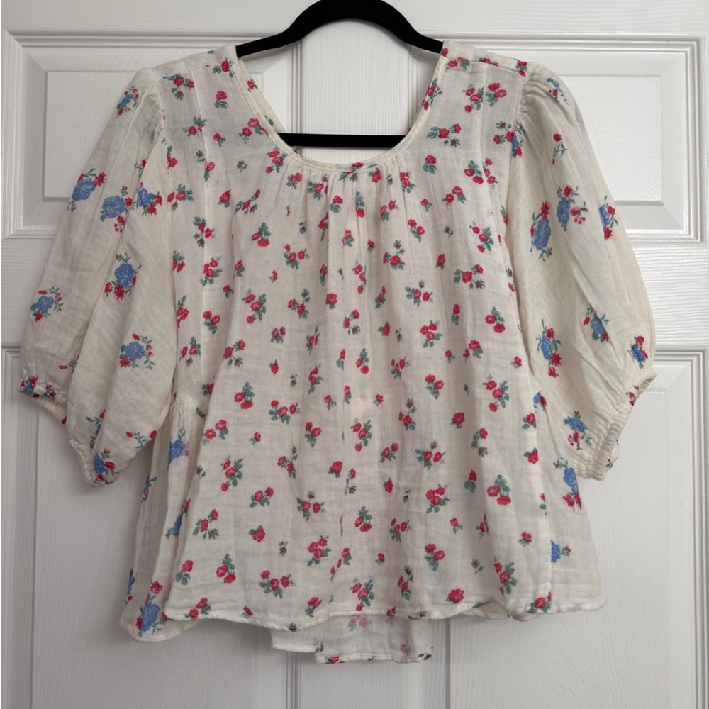 Free people Chloe Printed Top | Size Small